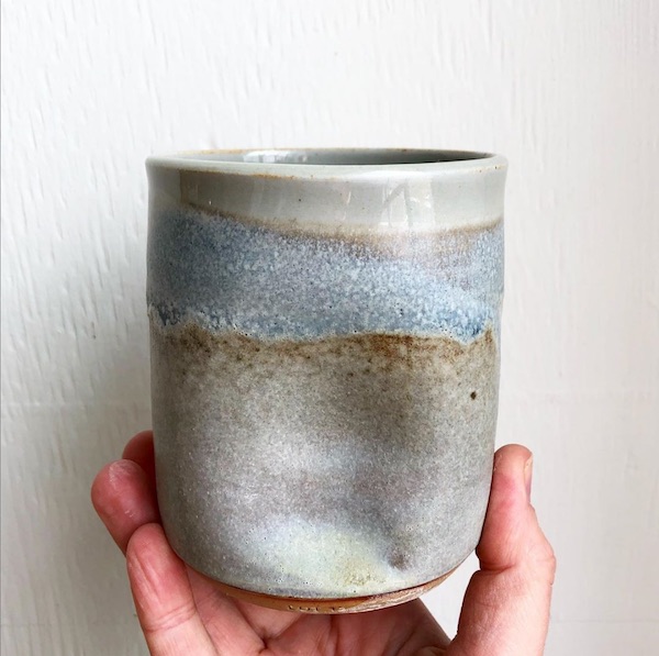 A Small ceramic vase.