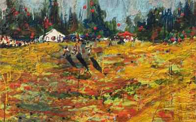 The Island Lake Paintings (Treaty 5): Solo Exhibition by Tim Schouten